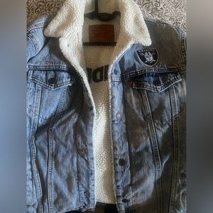 Leather Levi Raider Sweaterjacket